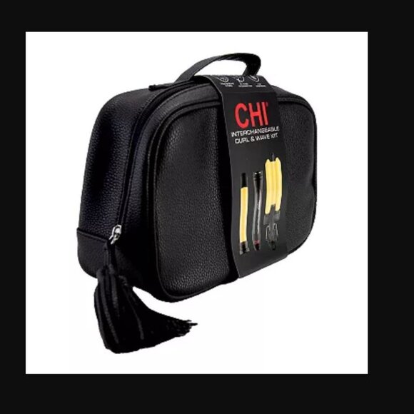 NEW sealed CHI Interchangeable dual voltage Curl & Wave Travel Kit thermal glove - Picture 6 of 7